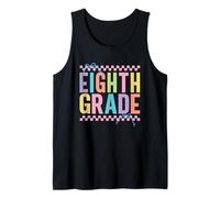 Colorful Eighth Grade Back To School Tank Top