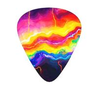 Colorful electric current guitar pick set, 3 different thicknesses, 12 pieces for a variety of instruments