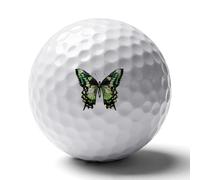 Colorful Elegant Swallowtail Butterflys Golf Balls Rubber Practice for Training for Backyard Beginner