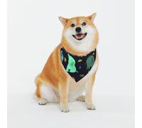 Colorful Elephant And Leaf Print Classic Prints & Washable Scarves For Stylish Dogs And Cats Personalized Dog Bandanas - Stylish Pet Scarf For Medium To Large Dogs