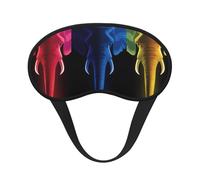 Colorful Elephant Ultimate Eye Mask for Sleeping, Soft and Comfortable Eye Mask, Relaxing Zero Pressure Night Blindfold.