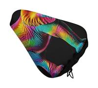 Colorful Elephants Bike Seat Cushion Waterproof Bicycle Seat Cover with Drawstring Comfort Dustproof Rain Proof Protection Bike Seat for Outdoor Most Bicycles Mountain Road Bikes