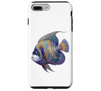 Colorful Emperor Angelfish Marine Ocean Fish Abstract Art Case for iPhone 7 Plus/8 Plus