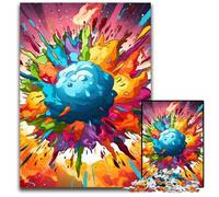 Colorful Explosion 1000 Pieces Puzzle Gifts Jigsaw Puzzles for Adults Family Activity, DIY Home Decor, 50x75CM/19.68x29.52inch