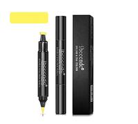 Colorful Eyeliner Stamp- Eyeliner Wing Seal, Waterproof, Super Smooth Smudge Proof, Long Lasting Double End Liquid Colorful Eyeliner Makeup Pen (Yellow)