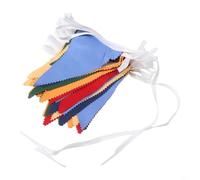 Colorful Fabric Bunting Banner 10M 36 Flags for Weddings, For Birthdays, and Garden Parties