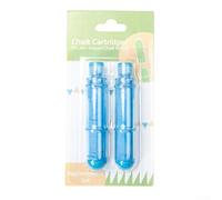 Colorful Fabric Chalk for Sewing - Tailor's Chalk Pencil with Dosing Wheel, For Easy-Glide Marking Tool for Quilting and Crafting, Works on All Fabrics (1 Pack)(BLUE 2)