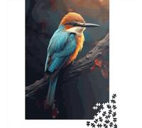 Colorful Fantasy Bird Wooden Jigsaw Puzzle for Adults 1000 Piece Puzzles for Teenagers Creative Jigsaw Puzzles Family Challenging Games Toys 1000pcs (75x50cm)