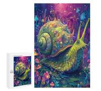 Colorful Fantasy Snail Artwork Puzzle 1000 Teile Schwer Puzzle Spielzeug Lernspiel Impossible Herausforderungsspielzeug Für Erwachsene Kinder 1000 PCS