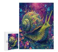 Colorful Fantasy Snail Artwork Puzzle 1000 Teile Schwer Puzzle Spielzeug Lernspiel Impossible Herausforderungsspielzeug Für Erwachsene Kinder 500 PCS