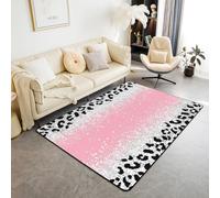 Colorful Fashion Leopard Print 3D Printed Carpet Cute Kids Room Decor Carpets Child Play Crawl Area Rugs Soft Flannel Memory Foam Home Large Mat 80 X 120 Cm - Polyester Soft Touch Easy /4093480293680