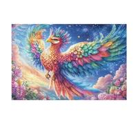 Colorful Feather Parrot 1000 Piece Jigsaw Puzzle for Adults Flora Dusk Radiance Sick Day Activity Gentle Distraction No Dust Pieces Great Gift for Get Well Soon 1000 PCS