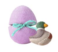 Colorful Felted Easter Eggs-7.5x7.5cm Easter Egg Toys,Felt Stuffed Animal,Sensory Stress Relief Toys For Teens Kids Adults Girls Boys Women Shelf Table Bed Sofa Couch Nursery Bedroom Living Room