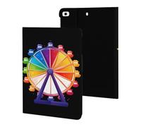 Colorful Ferrous Wheel Chemistry Ferris Tablet Case Compatible with ipad Mini 1/2/3/4/5 (7.9in) Protective Case Cover Tablet Stand Cover