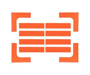 Colorful Field Marker Set - Outdoor Driveway Border Markers, Pickleball Courts, Wind Resistant Portable Sports and Fitness Throwing Accessories for Training, Badminton, Tennis, Volleyball