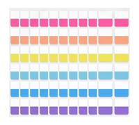 Colorful File Tabs Note Flags Sticky Notes, Indexes, Writable and Repositionable Page Markers Labels PET Sticky Notes