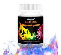 Colorful Fire Powder, Magic Neon Flames, Colorful Fire Powder, Colorful Fire Pit Powder, Colorful Flame, Magic Powder, Christmas Colorful Flame for Fireplace Fire (50g)