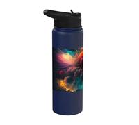 Colorful Fireworks a Spectacular Feast for the Senses Stainless Steel Insulated Water Bottle