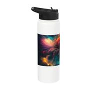 Colorful Fireworks a Spectacular Feast for the Senses Stainless Steel Insulated Water Bottle