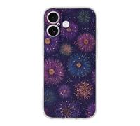 Colorful Fireworks Sea Urchin Basic Case Cover Drop Protection | Compatible with iPhone 17 Easy Installation