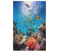 Colorful Fish 1000 Piece Jigsaw Puzzle- Brain Teaser Game for Adults & Children - Educational Activities Wooden Jigsaws （78×53cm）