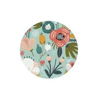 Colorful Flora Printing 10 Pcs Car Air Freshener Fragrant Sheets,Car Hanging Accessories With Strings For Decor