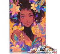 Colorful Floral Beauty Jigsaw Puzzles Puzzles for Adults Kids. 1000 Piece Great Gifts Challenge Toy Educational Game Home Decoration for Adults& Kids Age 14 Years Up 1000pcs (38x26cm)