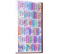 Colorful Floral Bible Tabs Laminated with Matte Film, Cute Bible tabs for Women and Girl, 90 Bible Index tabs in Total, 66 tabs for Old and New Testament, Additional 24 Blank tabs