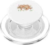 Colorful Floral Sloth Matching Wild Animal Lover Kids Family PopSockets PopGrip for MagSafe