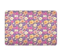 Colorful Florals Extra Large Resuable Diaper Mats Highly Absorbent Potty Training Pads Changing Toddler Bedding Products for Kids Bedwetting 52" L x 34" W