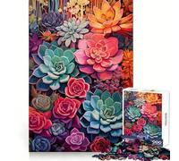 Colorful Flower 1000 Piece Jigsaw Puzzle for Adults Mindful Game High Def Print Happy Challenge Thoughtful Gift (38x52cm)
