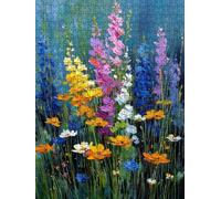 Colorful Flower Clusters Jigsaw Puzzles for Adults 3000, 3000 Piece Jigsaw Puzzles, Classic Educational Jigsaws, Impossible de Assemble Handmade, Challenging Puzzle, Fun Family Activities FNKL0-104