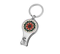 Colorful Flower Mandala Nail Clippers Toenail Clipper Cutters Professional Nail Trimmer Nail Cuticle Cutter for Women Men