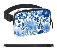 Colorful Flower White Pigeon Belt Bag for Men and Women Fanny Pack,Belt Bag with Adjustable Strap,Fashion Crossbody Everywhere Belt Bag for Travel Outdoors Running Hiking, Multicolor 07,