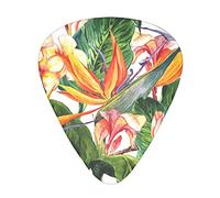 Colorful Flowers Advanced guitar pick 12 pieces Three thicknesses for bass, electric guitar, acoustic guitar bag