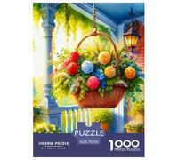 Colorful Flowers Jigsaw Puzzle 1000 Pieces Adults Teens Entertainment Hobby Plants Poster Guide Durable Box 70x50cm/1000pcs