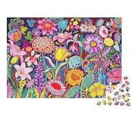 Colorful Flowers Jigsaw Puzzles 1000 Piece Recyclable Material Various Bloom Puzzle for Adults Great Gift Idea Fun Family Gaming Time Activity 70x50cm/1000pcs
