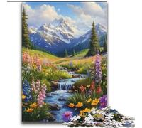 Colorful Flowers Jigsaw Puzzles for Adults 2000 Pieces, Brain Intelligence Challenge Addictive Toys Birthday Gifts for Age 14+ (70x100cm)