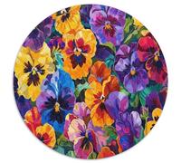 Colorful Flowers Puzzle 1000 Piece Jigsaw Puzzle Paper for Adults Full Pattern Focus Gift Home Family 1000pcs (67.5x67.5cm)