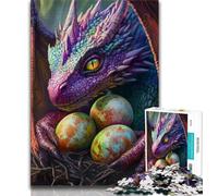 Colorful Flying Dragon Puzzles for Adults Teens 1000pc Puzzle,Help The Brain Exercise Addictive Toys to Cultivate Patience Parent-child Interaction (75x50cm)