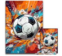Colorful Football Jigsaw Puzzles for Adults 1000 Piece cardboard Jigsaw Puzzles Challenging Brain Teaser for Teenagers, Family Game Night Fun 26X38CM/10.23x14.96inch