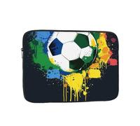 Colorful football Printed Laptop Sleeve Case 15 inch Shockproof Briefcase Carrying Bag Laptop Sleeve Bag