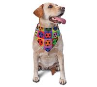 Colorful FootballDog Bandanas Cat Puppy Scarfs Washable Pet Handkerchief