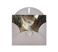 Colorful Forest Greeting Card with Gray Envelope Holidays Birthdays Weddings Anniversaries Write Unique Blessings