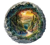 Colorful Forest Pattern PVC Vinyl Car Decals Stickers Waterproof Self-Adhesive Decals for Cars, Laptops, Trucks, Motorcycles Wall Window Luggage Scratch Cover Door Decor Sticker