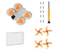 Colorful Four-Blade Propellers for DJI NEO Drone Quiet Power Noise Reduction Technology Replacement Wings with Screwdriver & Screws Set
