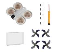 Colorful Four-Blade Propellers for DJI NEO Drone Quiet Power Noise Reduction Technology Replacement Wings with Screwdriver & Screws Set