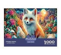 Colorful Fox 1000 Piece Jigsaw Puzzle with Whimsical Design - A Charming Challenge for All Ages And Beautiful Home Decoration 70x50cm/1000pcs