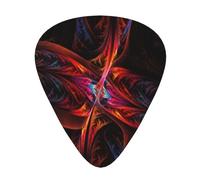 Colorful Fractal Guitar Picks Plectrums For Guitar Bass 12 Pack
