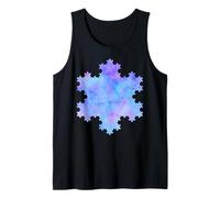 Colorful Fractal Koch Snowflake Geometry Shapes Mania Tank Top